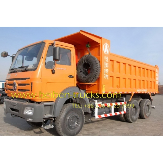 north benz 6*6 drive dump truck supplier