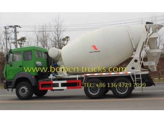 china beiben 2534 cement mixer truck supplier