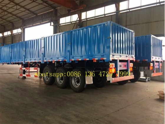 factory price side wall cargo trailer
