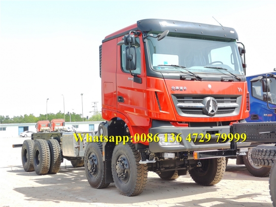 China beiben 3135 off road truck chassis