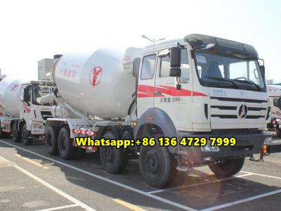 Beiben 8x4 concrete mixer truck