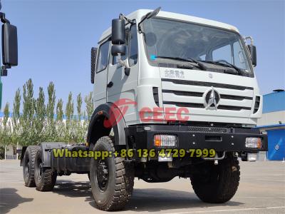 Russia beiben 6x6 drive off road truck chassis