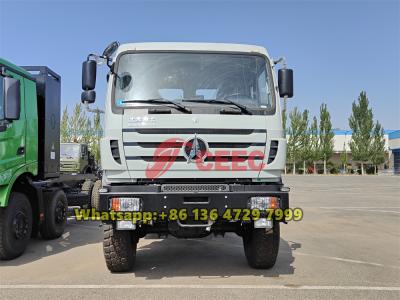 Russia beiben 6x6 drive off road truck chassis