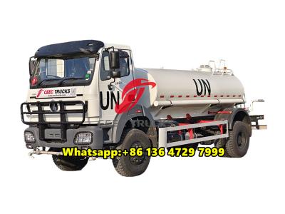 Beiben all wheel drive water tanker truck