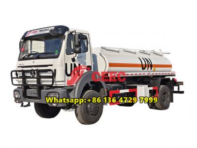 Beiben 4×4 off-road fuel bowser
