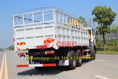 Beiben 2638 truck mounted XCMG knuckle boom crane