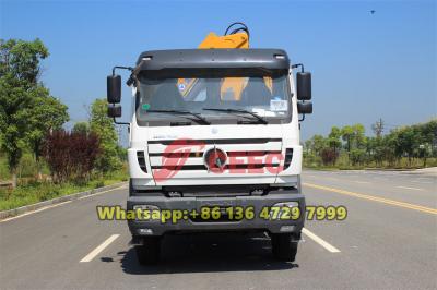 Beiben 2638 truck mounted XCMG knuckle boom crane