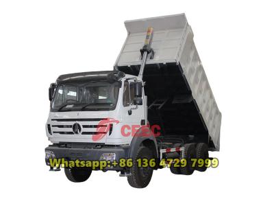 Beiben 10 wheeler dump truck for Tanzania
