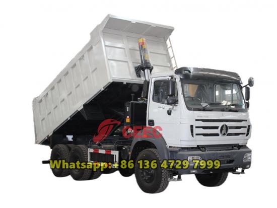 Beiben 10 wheeler dump truck for Tanzania