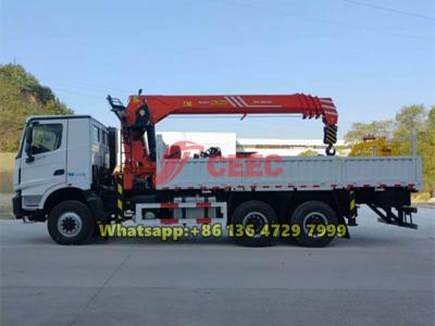 Beiben 6×6 truck with crane Palfinger