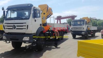 Beiben 6x6 drive crane truck