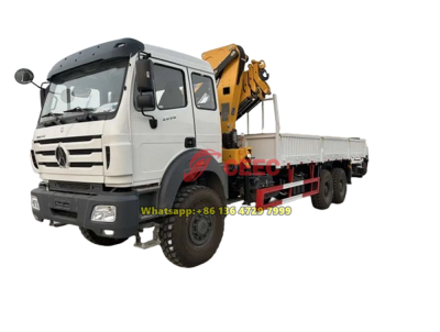 Beiben 6x6 drive crane truck