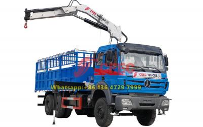 Beiben 2638 truck mounted crane