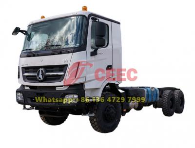 beiben 6x6 off road drive truck chassis