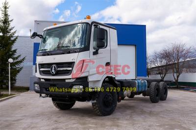 beiben 6x6 off road drive truck chassis
