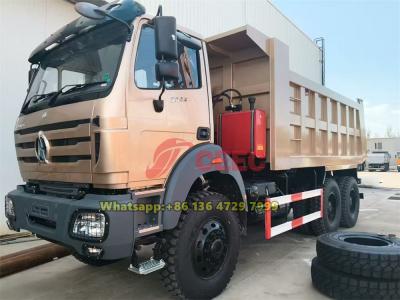 beiben 6x6 off road mining dump truck
