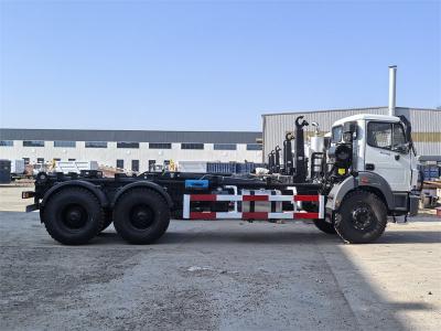 Beiben 6×6 off-road hook loader garbage truck