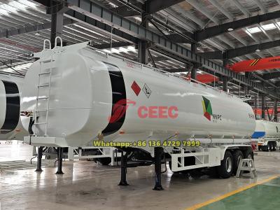 Remolque cisterna de combustible NNPC de Nigeria de 45.000 litros