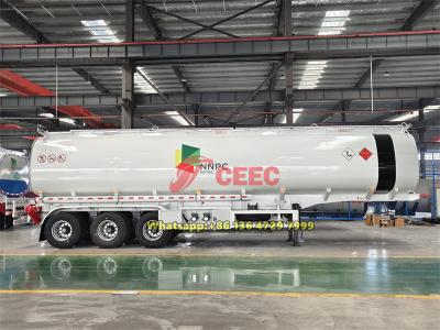 Remolque cisterna de combustible NNPC de Nigeria de 45.000 litros