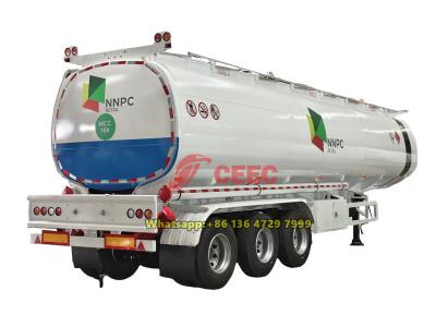 Remolque cisterna de combustible NNPC de Nigeria de 45.000 litros