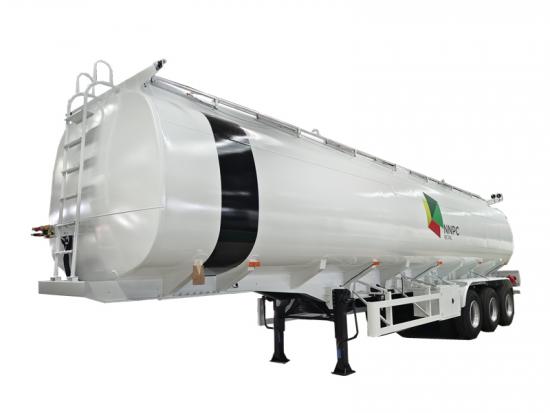 Alta calidad Nigeria NNPC 45000 liters fuel tanker trailer