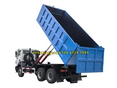Beiben 6×4 hook lift garbage truck