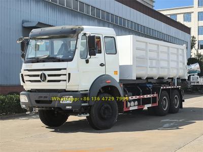 Beiben 6×4 hook loader garbage truck