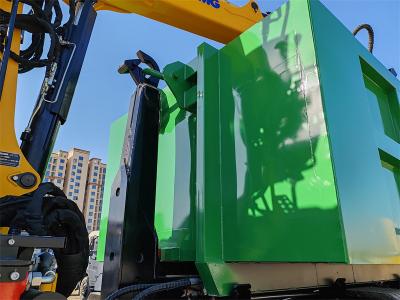 Beiben 10-wheeler hook lift truck with crane