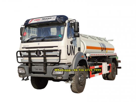 Beiben 4×4 all wheel drive fuel truck
