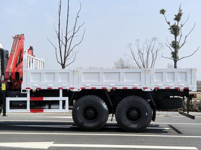 Beiben 6-wheeler off-road knuckle crane truck