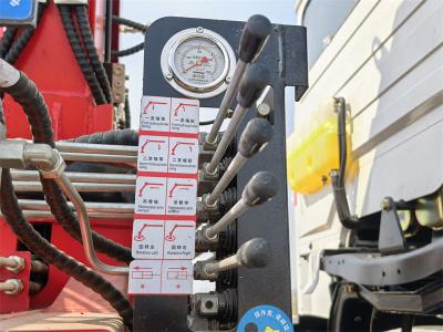 Beiben 6-wheeler off-road knuckle crane truck