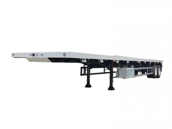 2 axles 40FT container flatbed trailer