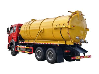 Beiben 6×4 heavy vacuum tank truck