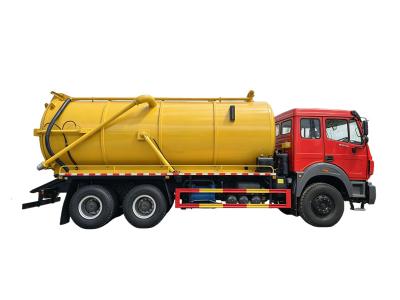 Beiben 6×4 heavy vacuum tank truck