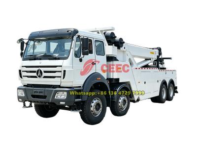 Beiben 8×4 heavy duty rotator tow truck
