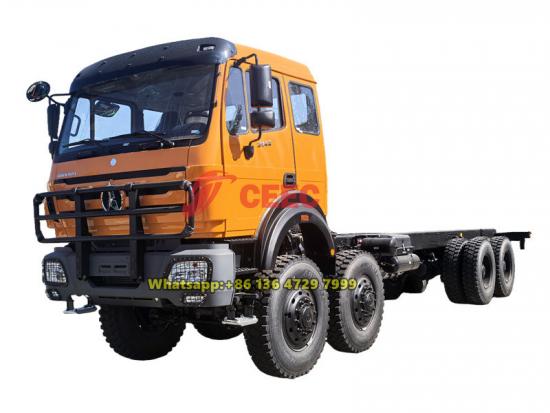 Beiben 8×8 heavy duty off-road chassis
