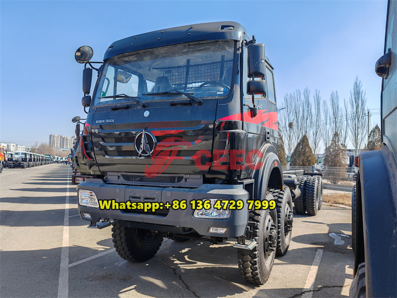 Camión pesado Beiben 3142, modelo 8x8, con neumáticos 12.00R24