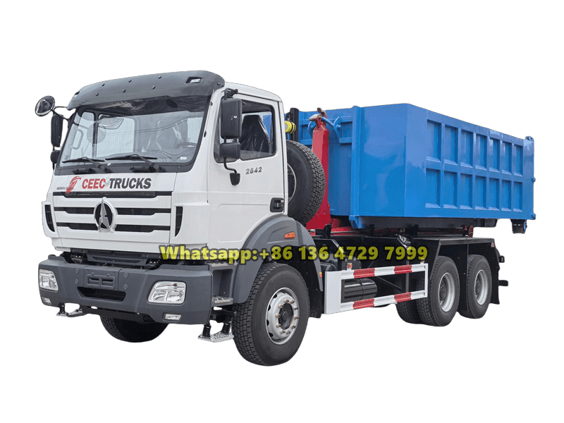 Camión con cargador de gancho Beiben