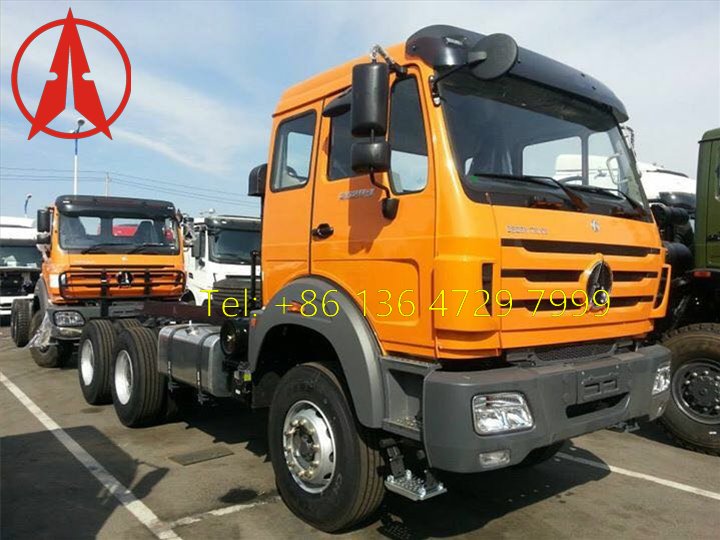 Arabia Saudita: se envían 15 unidades de camiones tractores beiben V3 y dumpers beiben