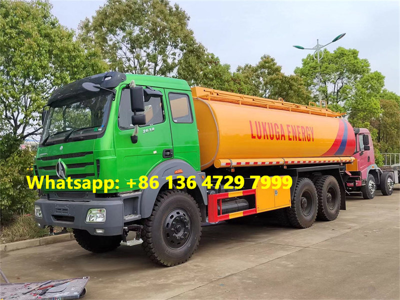 Los camiones cisterna de combustible todoterreno Beiben 2642 se exportan con éxito al CONGO