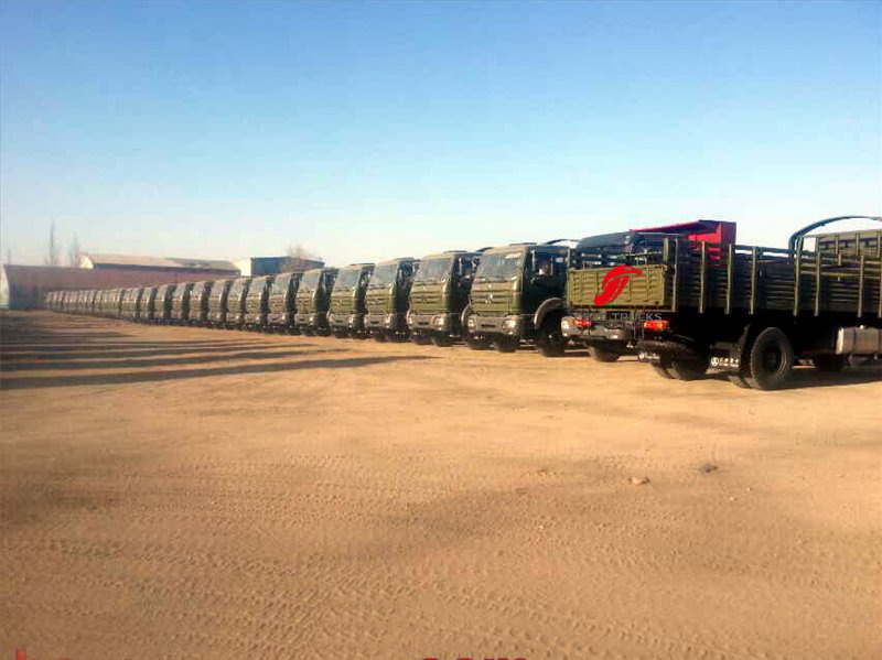 Exportación de 30 unidades de camiones militares Beiben a Sudamérica