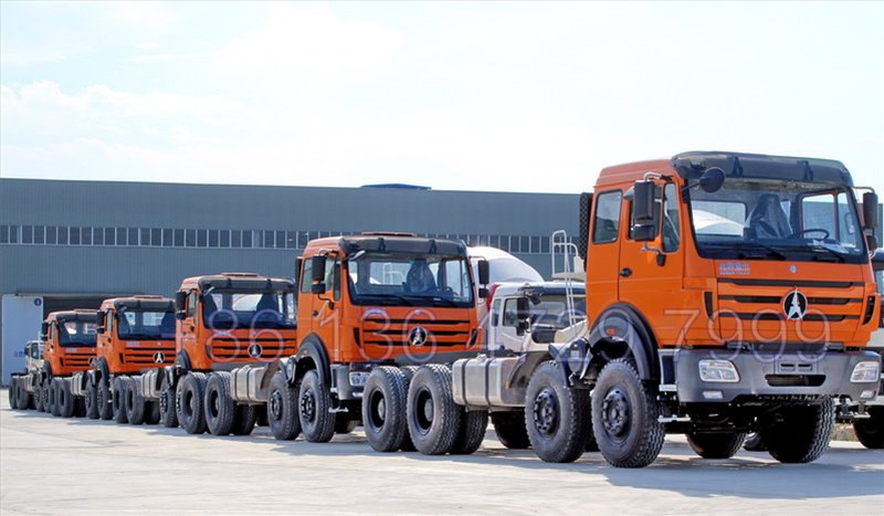 Exportación de camiones hormigonera North Benz 3138 de 10 unidades a África occidental