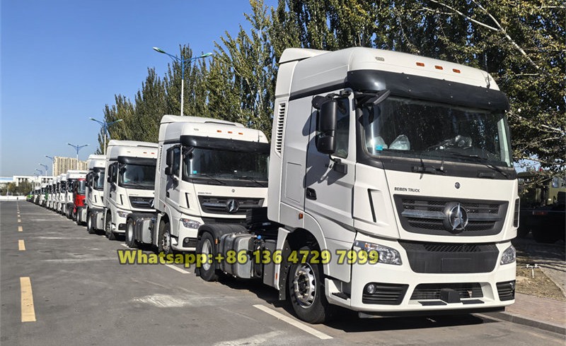 Se exportan a Rusia 15 cabezas tractoras Beiben V3 con transmisión AMT.