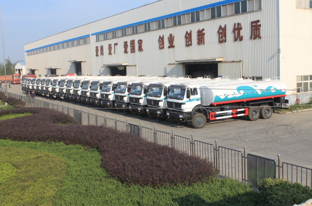 80 unidades de camiones cisterna de agua Beiben se exportan con éxito a Argel, Argelia