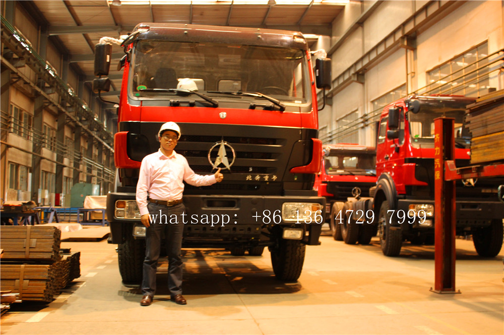 CONGO -Se exportan 10 unidades de camiones tractores beiben 2538