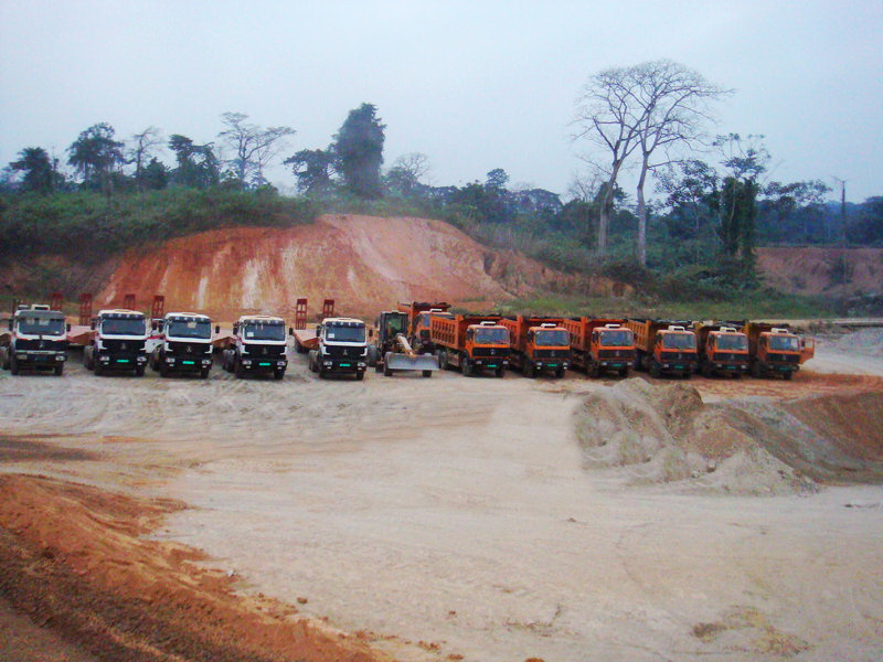 Cliente de Congo y Pointe Noire compra 18 unidades de camiones volquete beiben