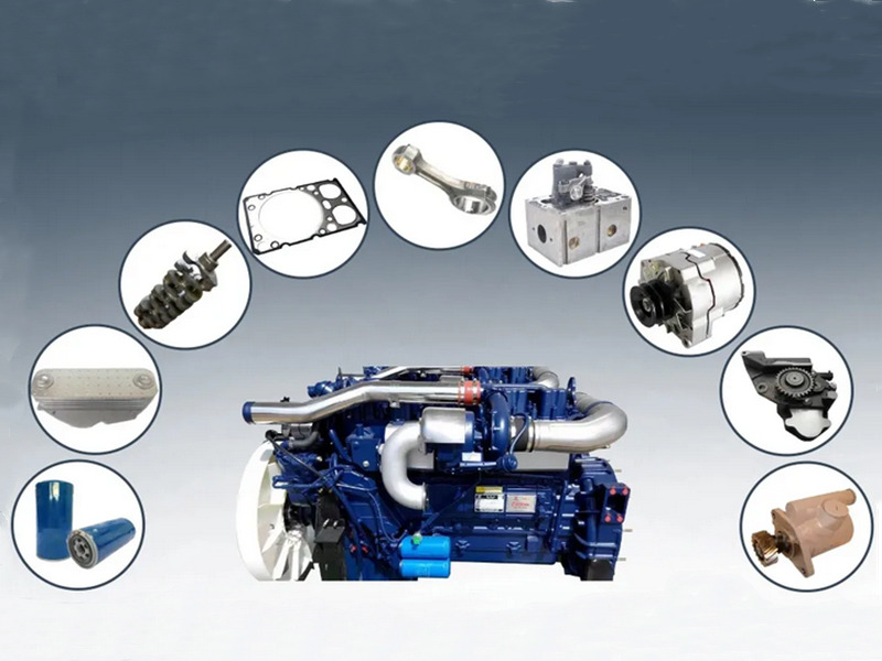 Catálogo de piezas del motor WP12 420E32 para el camión Beiben 2642