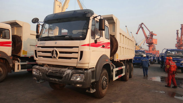 Cliente de CONGO pide 26 unidades de camión volquete Beiben NG80B de 340 hp