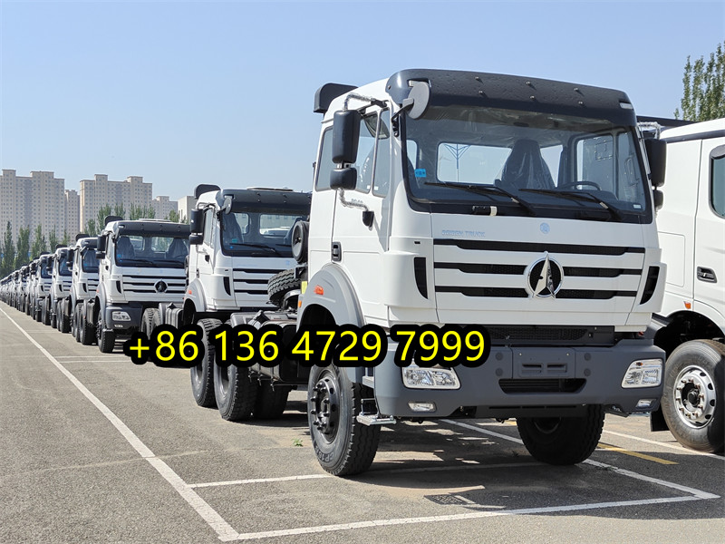 Los camiones tractores Beiben 6x4 se exportan al CONGO