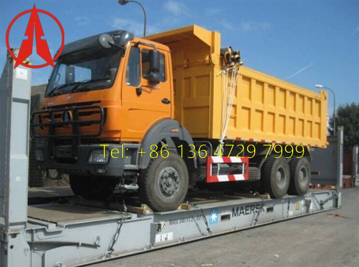 Los camiones volquete Beiben 2538 se envían a Gambia